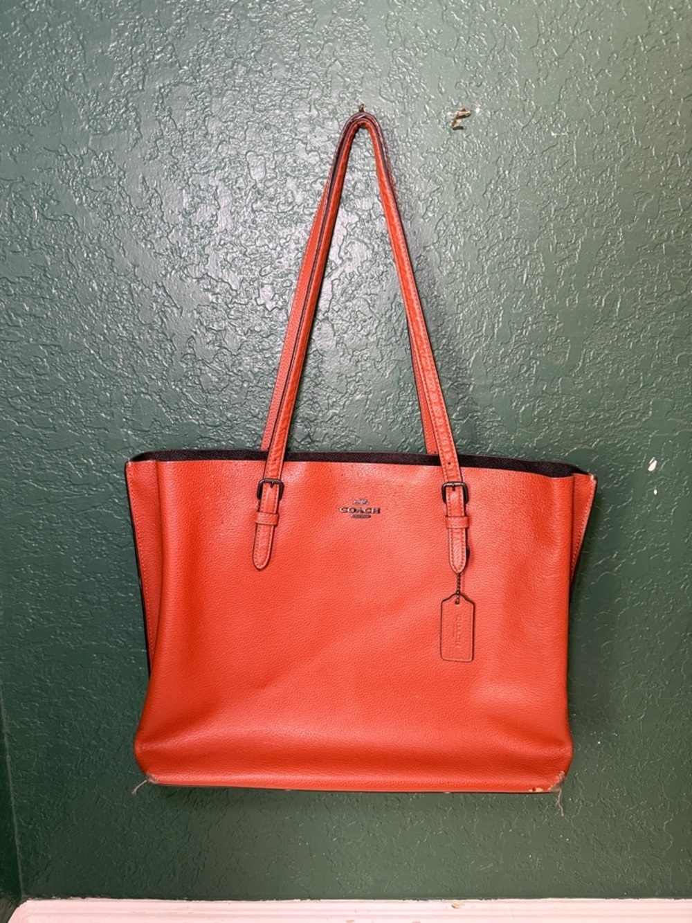 Coach Mollie Pebble Leather Tote Bag - Picture 4 of 15